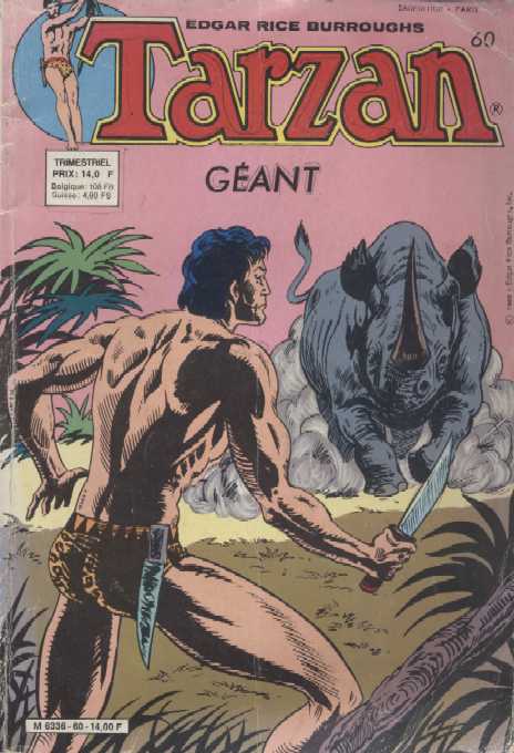 Scan de la Couverture Tarzan Gant n 60